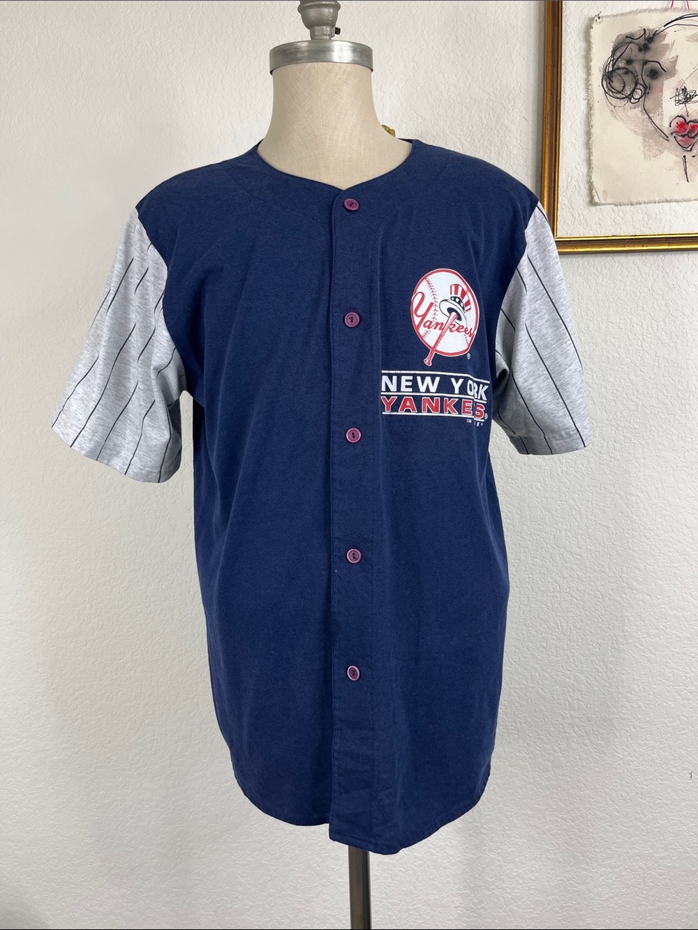VTG Vintage New York Yankees Caseball Jersey 90s
